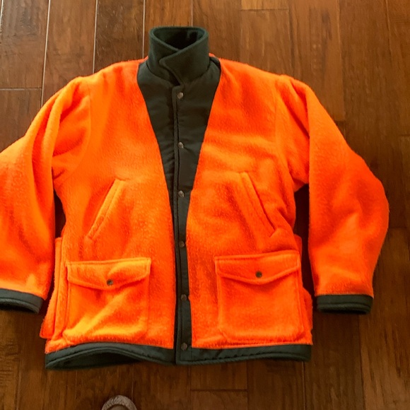 MEN’S CODET REVERSABLE GREEN/ORANGE HUNTING JACKET - Picture 3 of 7